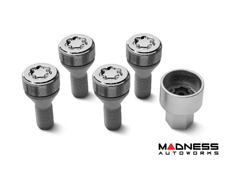 Dodge Hornet Wheel Locks - Silver - Mopar, 82214871AA